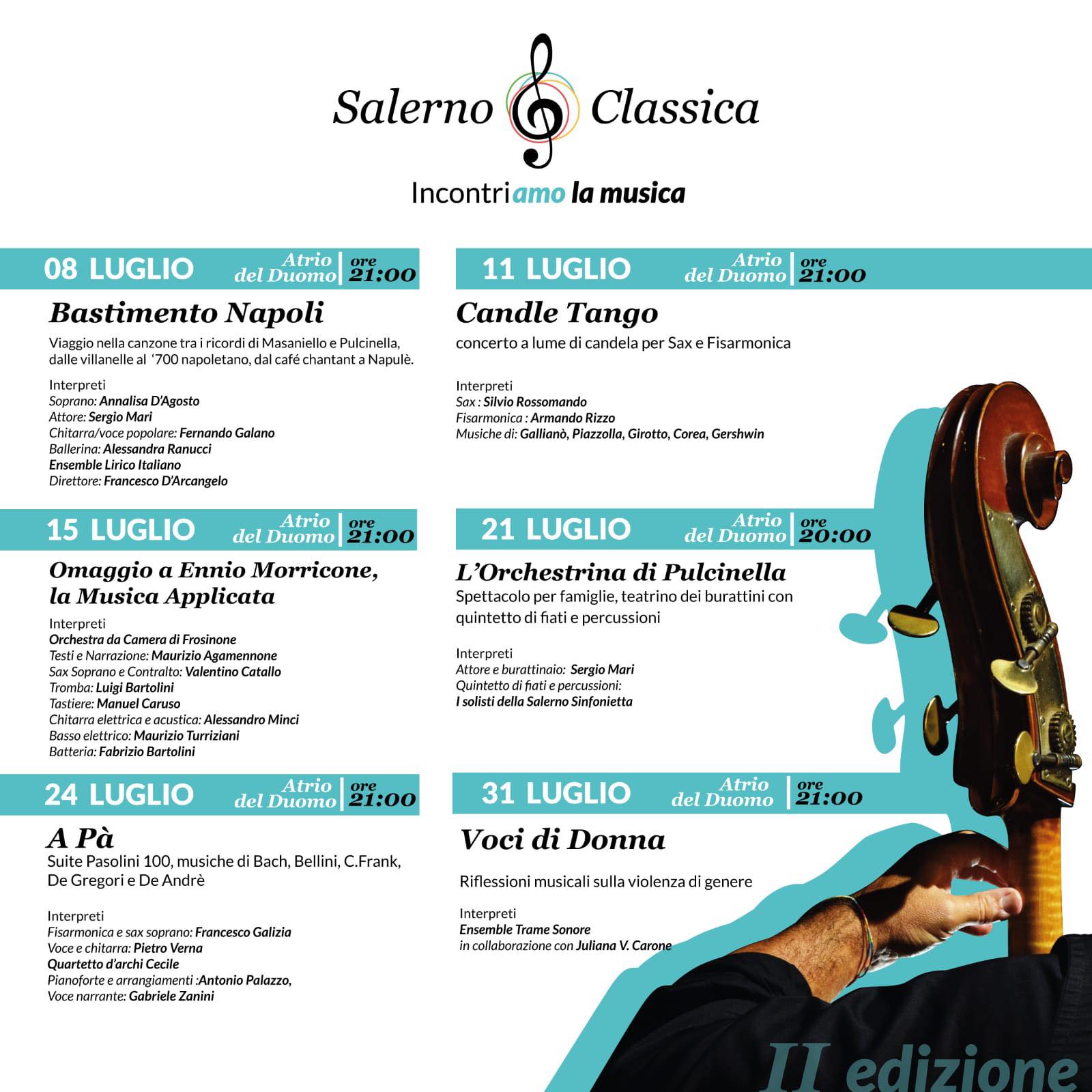 July Concerts- Salerno Classica